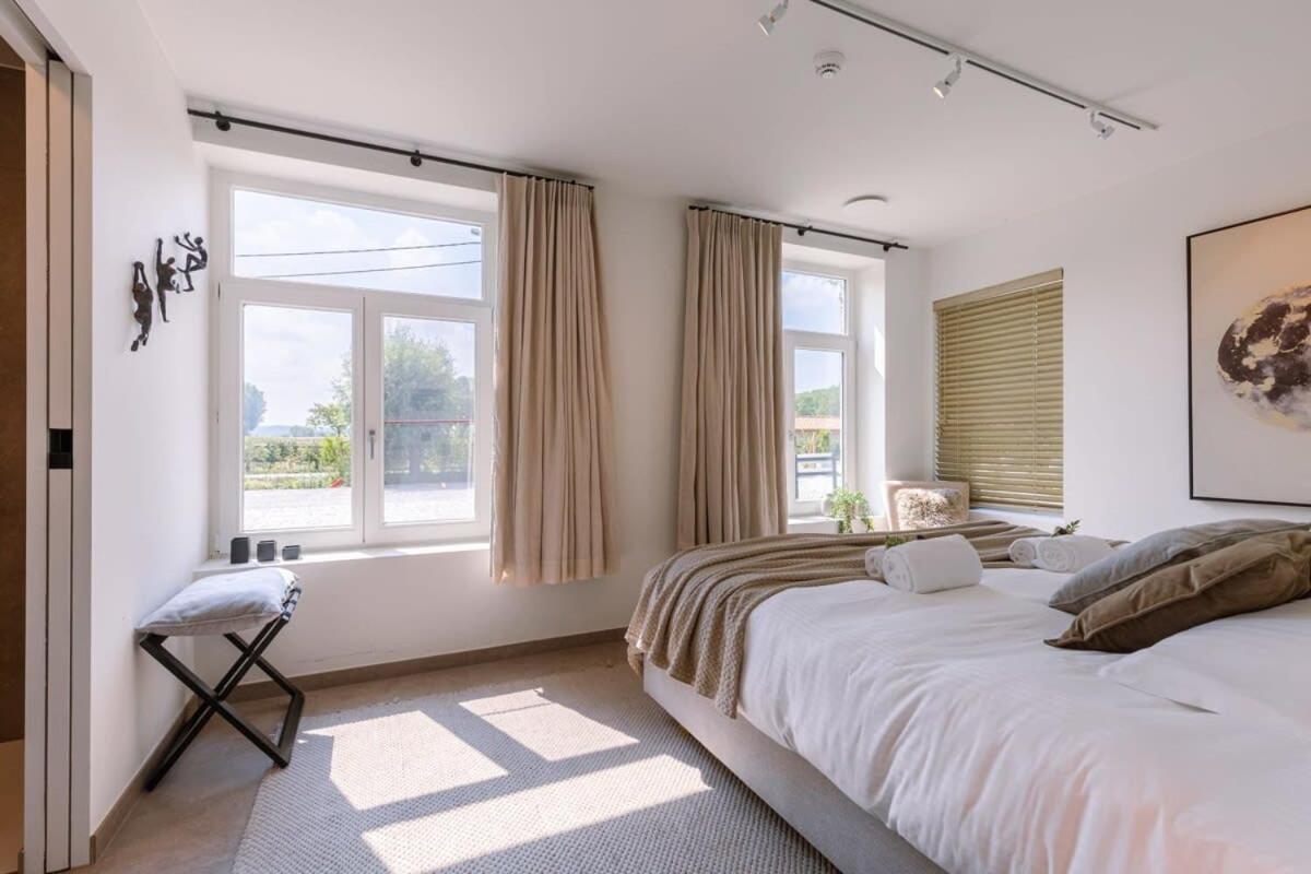 Huswell - Lord - Charming Double Room At Ranch "De Blauwe Zaal" Brujas Exterior foto